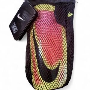 Nike Black and Red Shin Guards